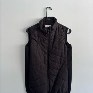 Motherhood Maternity Charcoal Quilted Vest